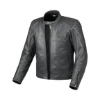 Macna Lance 2.0 Grigio scuro – Giacca Moto in Pelle Casual Ventilata CE Classe AA Uomo – vista 2