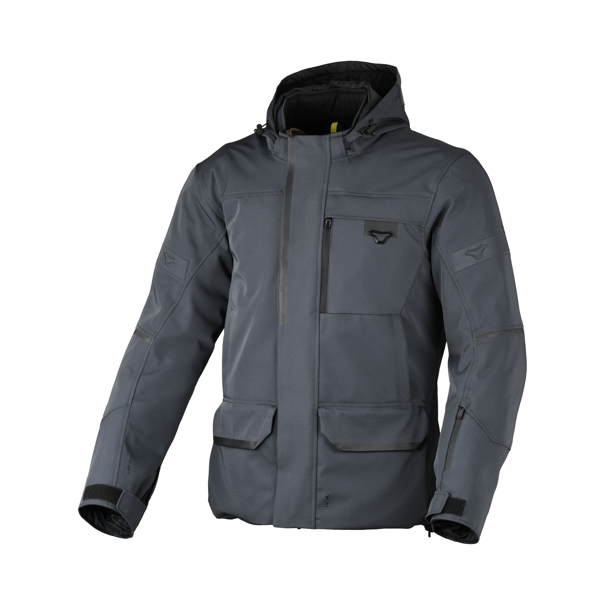 Macna Mondo 2.0 Nero - Giacca Moto Softshell Impermeabile Touring CE Uomo - vista 1