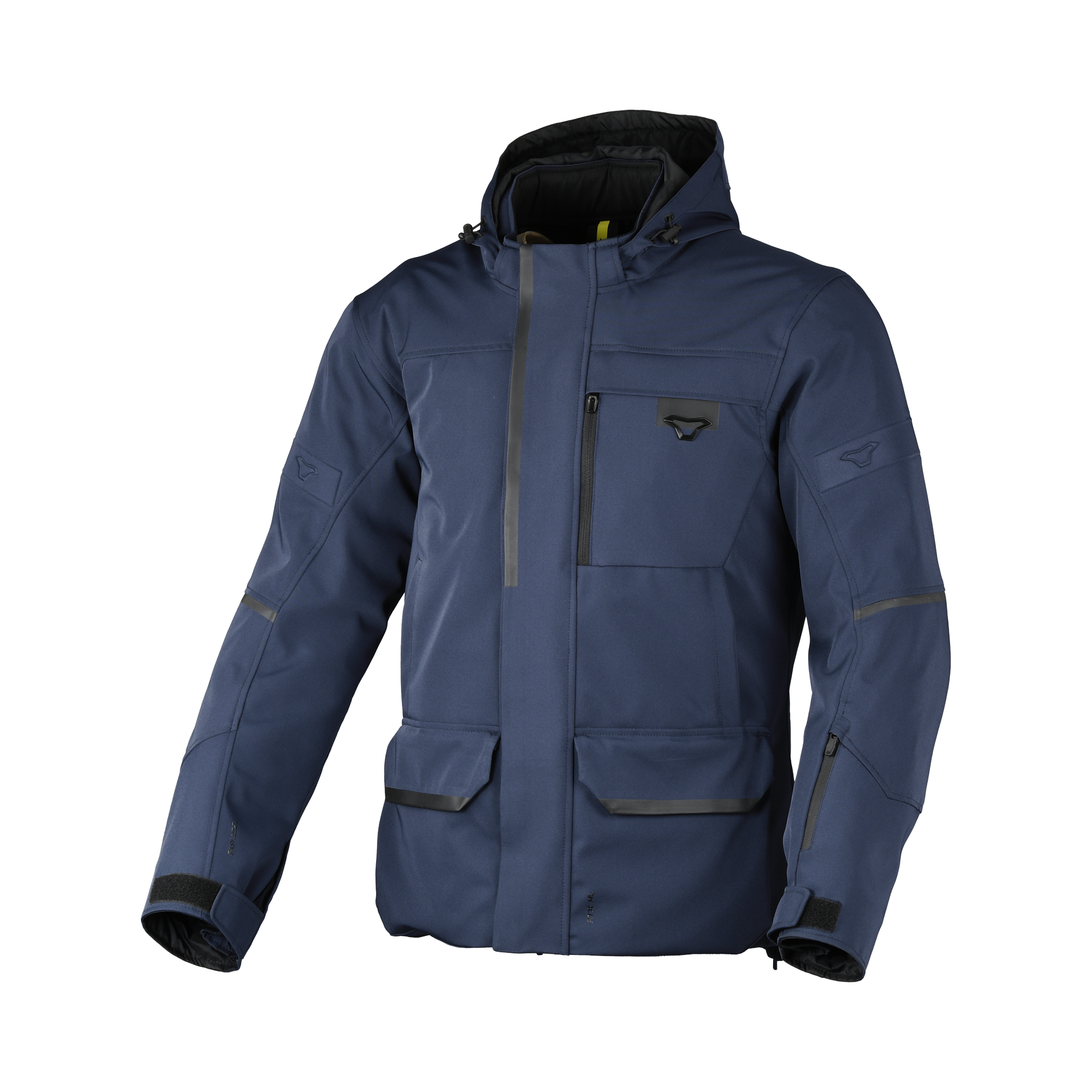 Macna Mondo 2.0 Blu Scuro - Giacca Moto Softshell Impermeabile Touring CE Uomo - vista 1
