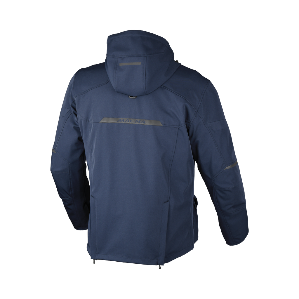 Macna Mondo 2.0 Blu Scuro - Giacca Moto Softshell Impermeabile Touring CE Uomo - vista 2