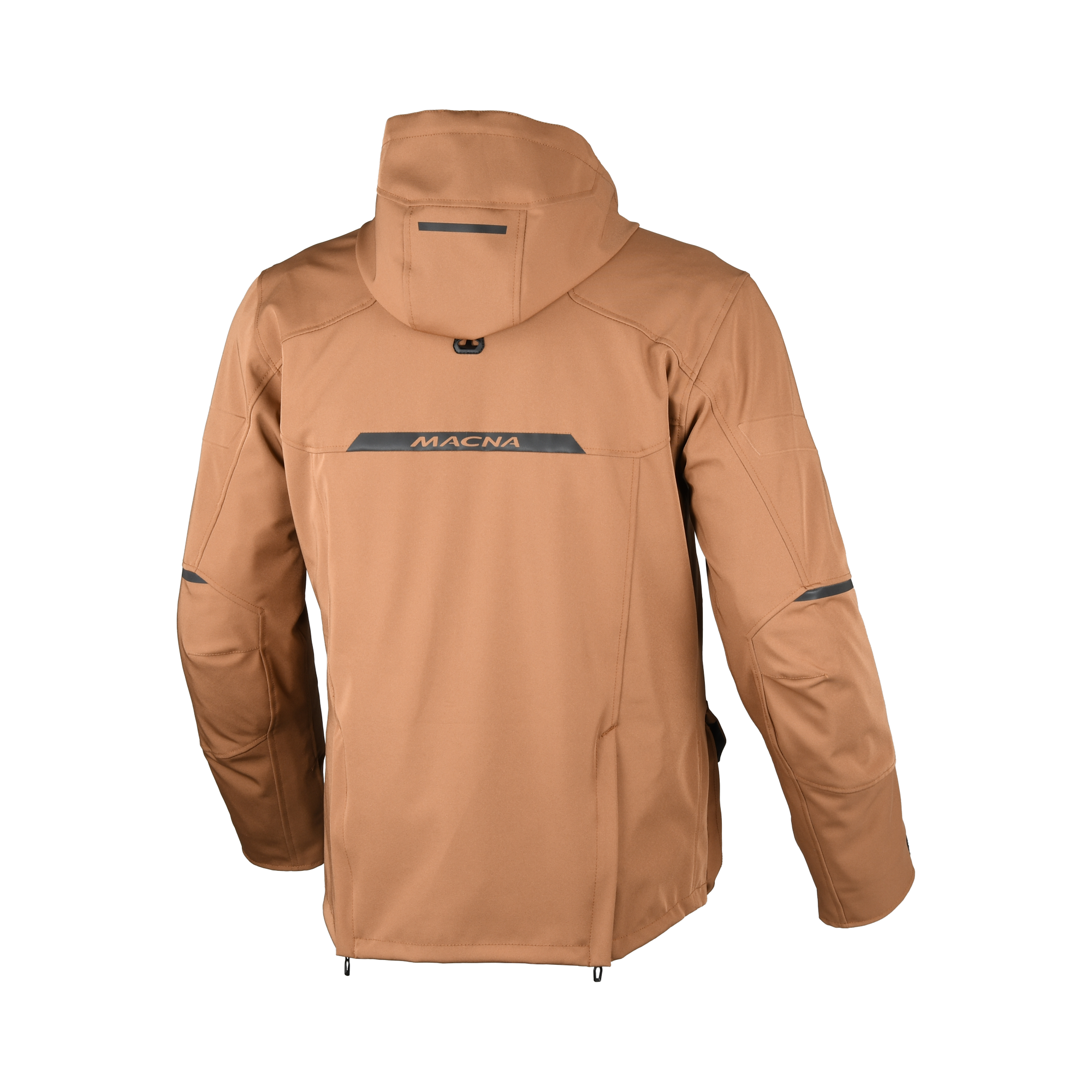 Macna Mondo 2.0 Marrone - Giacca Moto Softshell Impermeabile Touring CE Uomo - vista 2