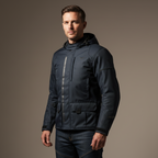 Macna Macna Mondo Giacca Moto Impermeabile Blu – Urban Touring CE Classe A Uomo Blu Abbigliamento per moto - Moon Bike - Vista 3
