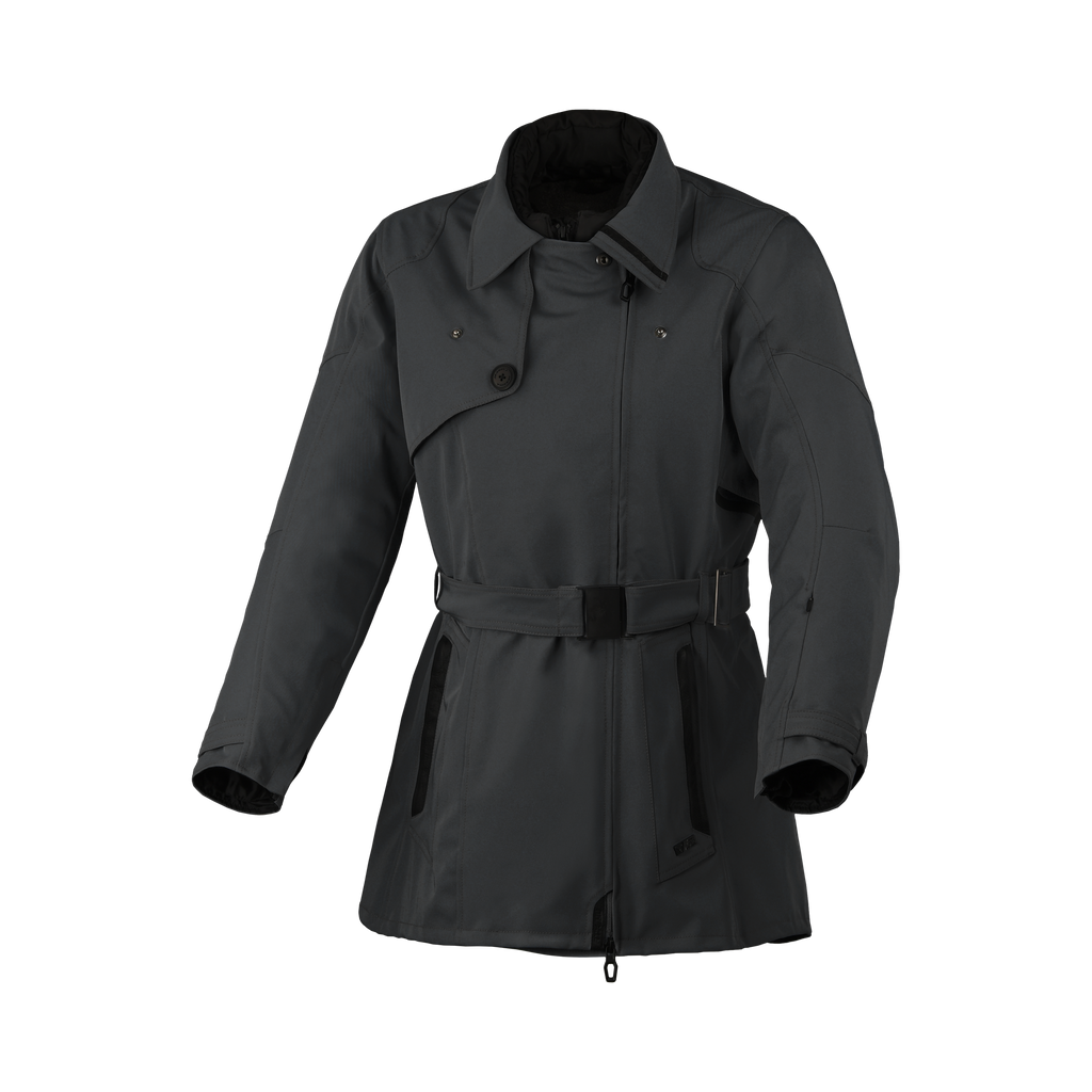 Macna Motique Nero giacca moto vista 1