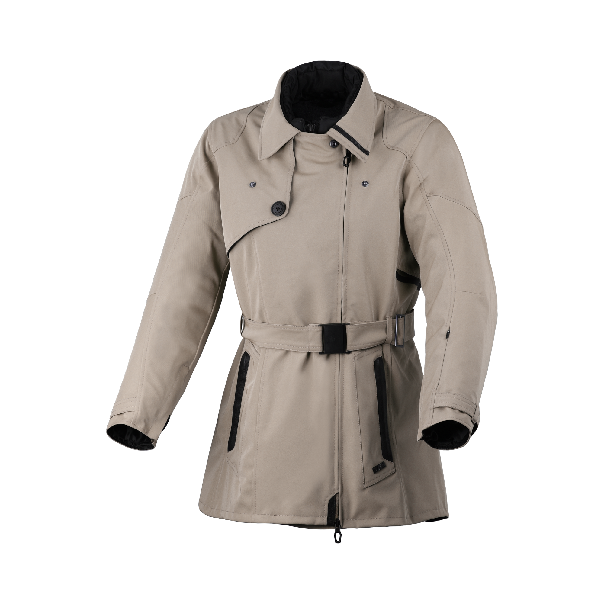 Macna Motique Beige giacca moto vista 1