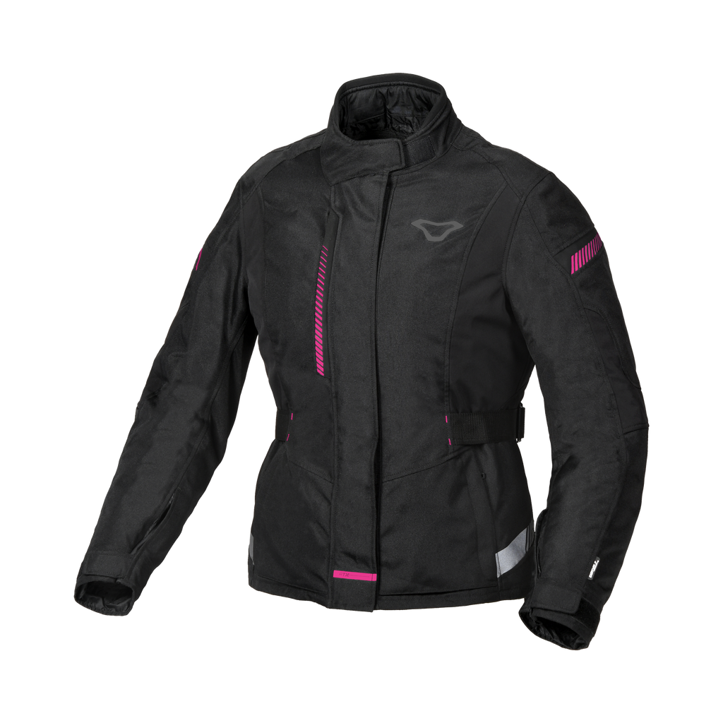 Macna Nivala Nero/Rosa – Giacca Moto Touring 2 Strati Donna