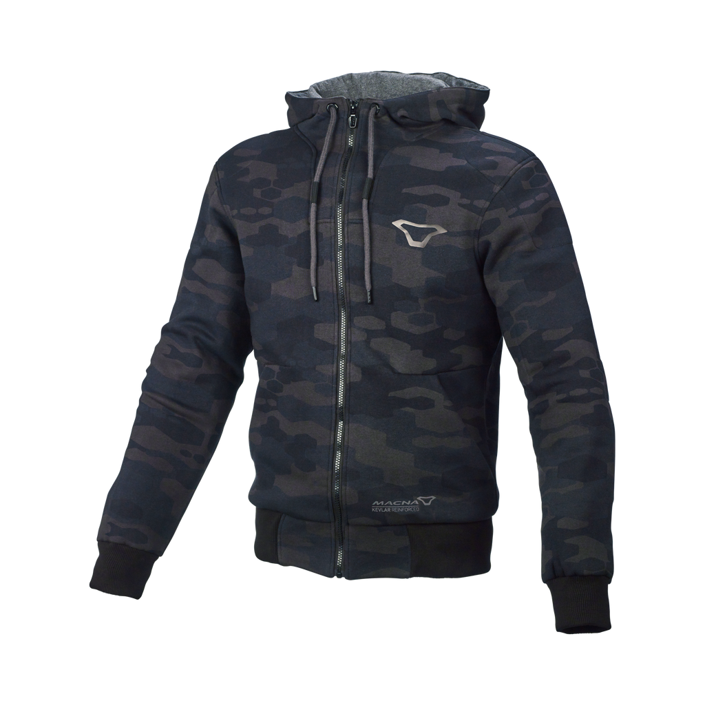 Macna Nuclone Stampa Nera - Felpa Moto Estiva in Cotone Casual CE Uomo - vista 1