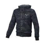 Macna Nuclone Stampa Nera - Felpa Moto Estiva in Cotone Casual CE Uomo - vista 1