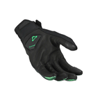 Macna Obtain Leather Nero/Verde – Guanti Moto Estivi in Pelle di Capra CE