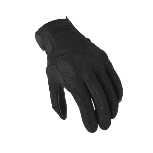 Macna Obtain Leather Nero – Guanti Moto Estivi in Pelle di Capra CE