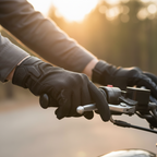 Macna Obtain Leather Nero – Guanti Moto Estivi in Pelle di Capra CE