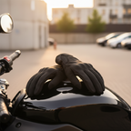 Macna Obtain Leather Nero – Guanti Moto Estivi in Pelle di Capra CE