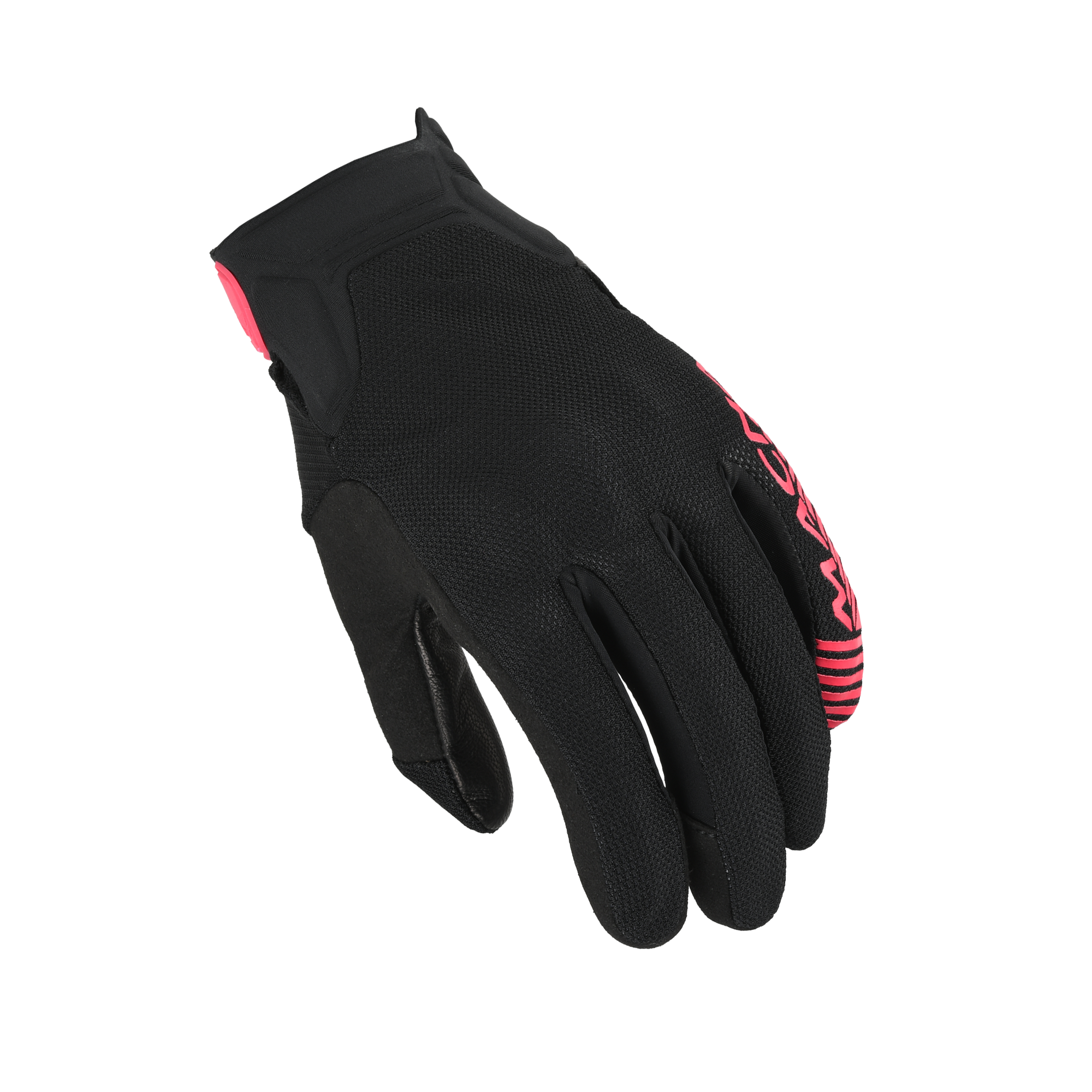 Macna Obtain Nero / Rosa guanti moto
