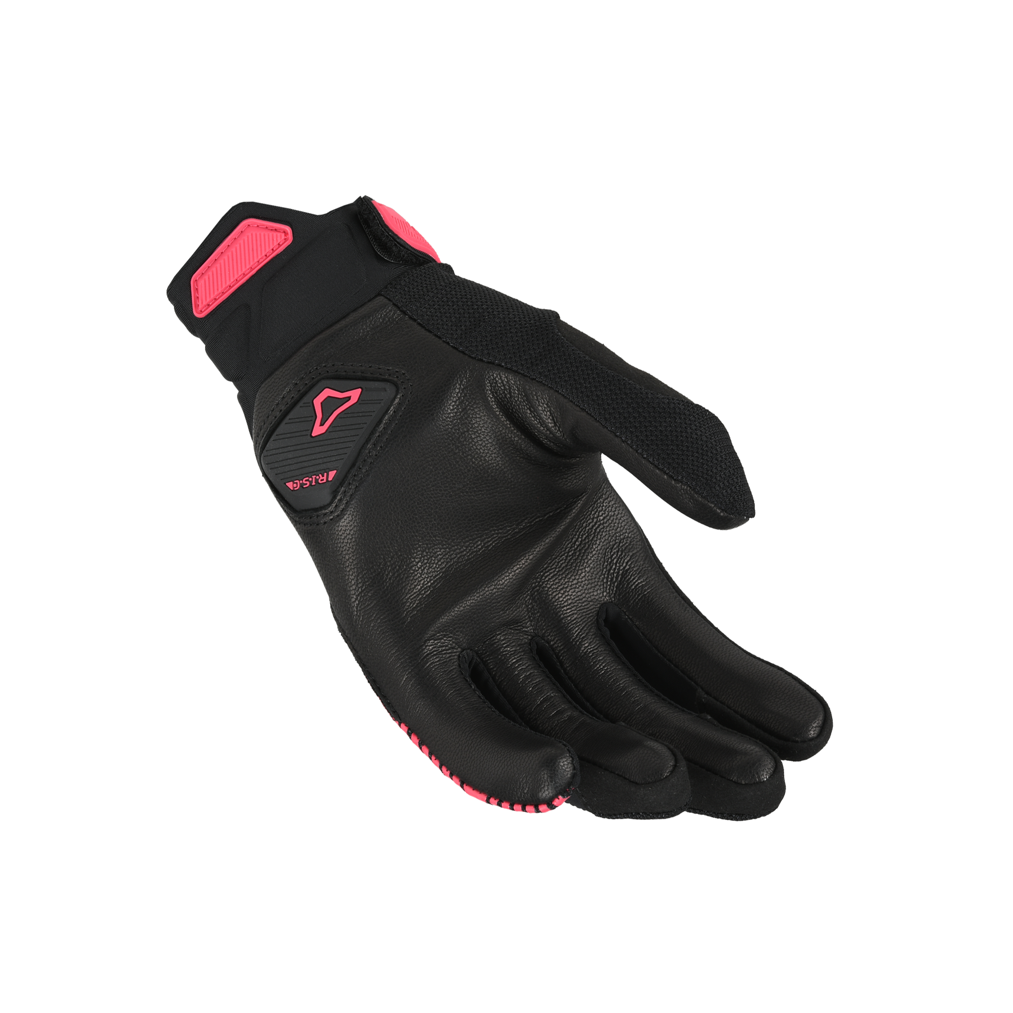 Macna Obtain Nero / Rosa guanti moto
