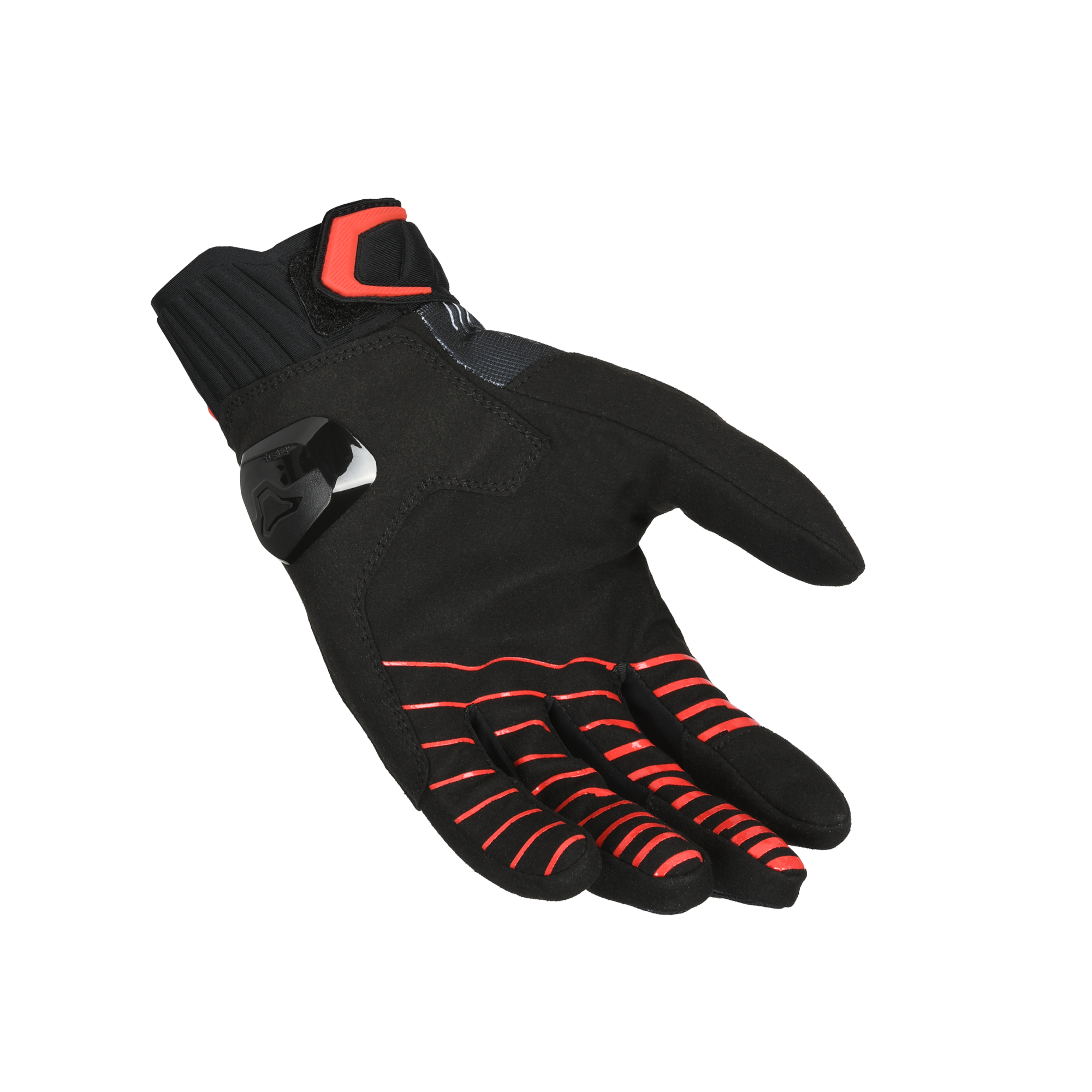 Macna Octar 2.0 Nero/Rosso – Guanti Moto Estivi CE Uomo – vista 2