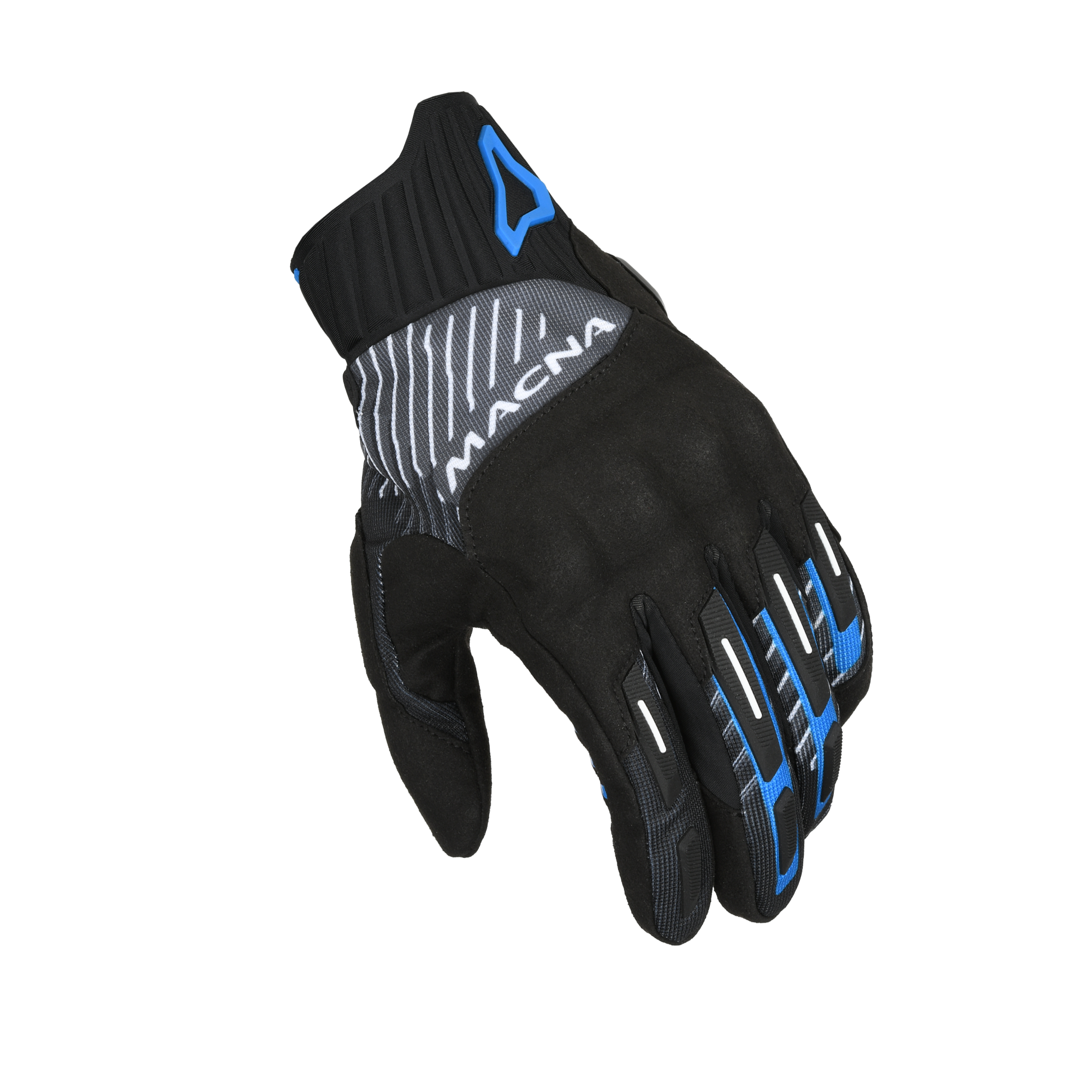 Macna Octar 2.0 Nero/Blu – Guanti Moto Estivi CE Uomo – vista 1