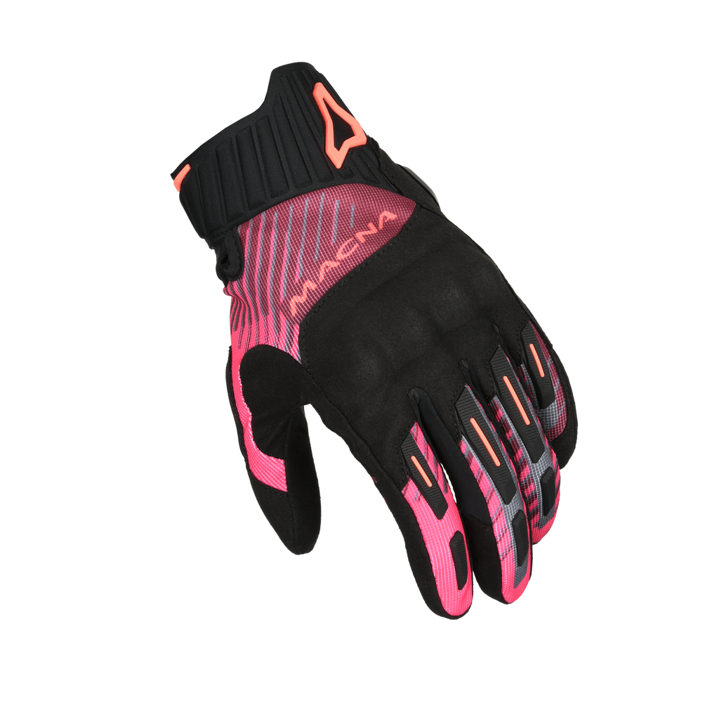 Macna Octar 2.0 Donna Rosa/Nero – Guanti Moto Estivi CE Donna – vista 1