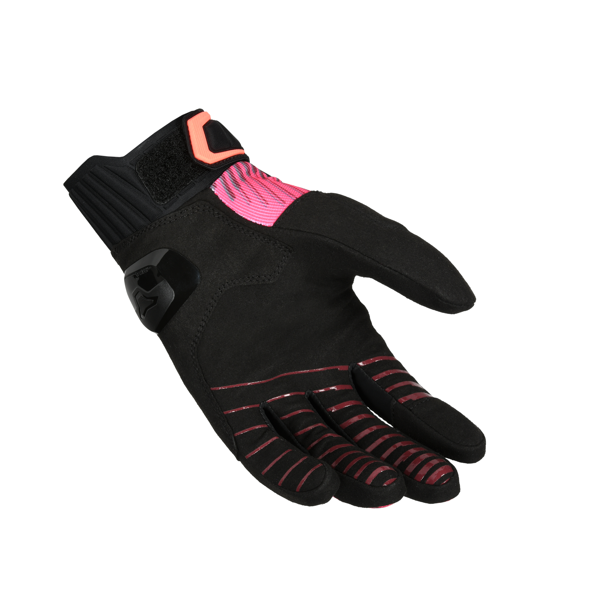 Macna Octar 2.0 Donna Rosa/Nero – Guanti Moto Estivi CE Donna – vista 2