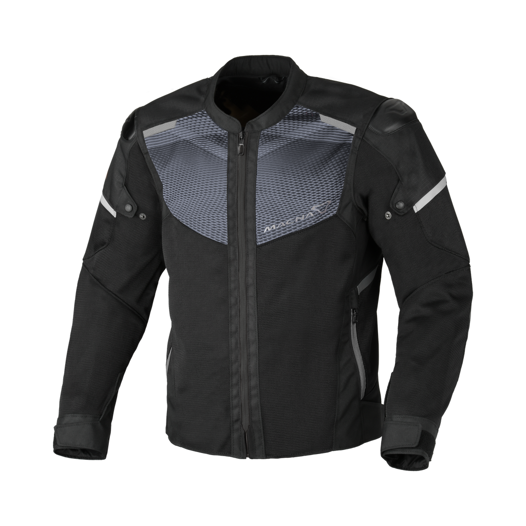 Macna Orcano 2.0 Nero - Giacca Moto Estiva in Rete CE Uomo - vista 1