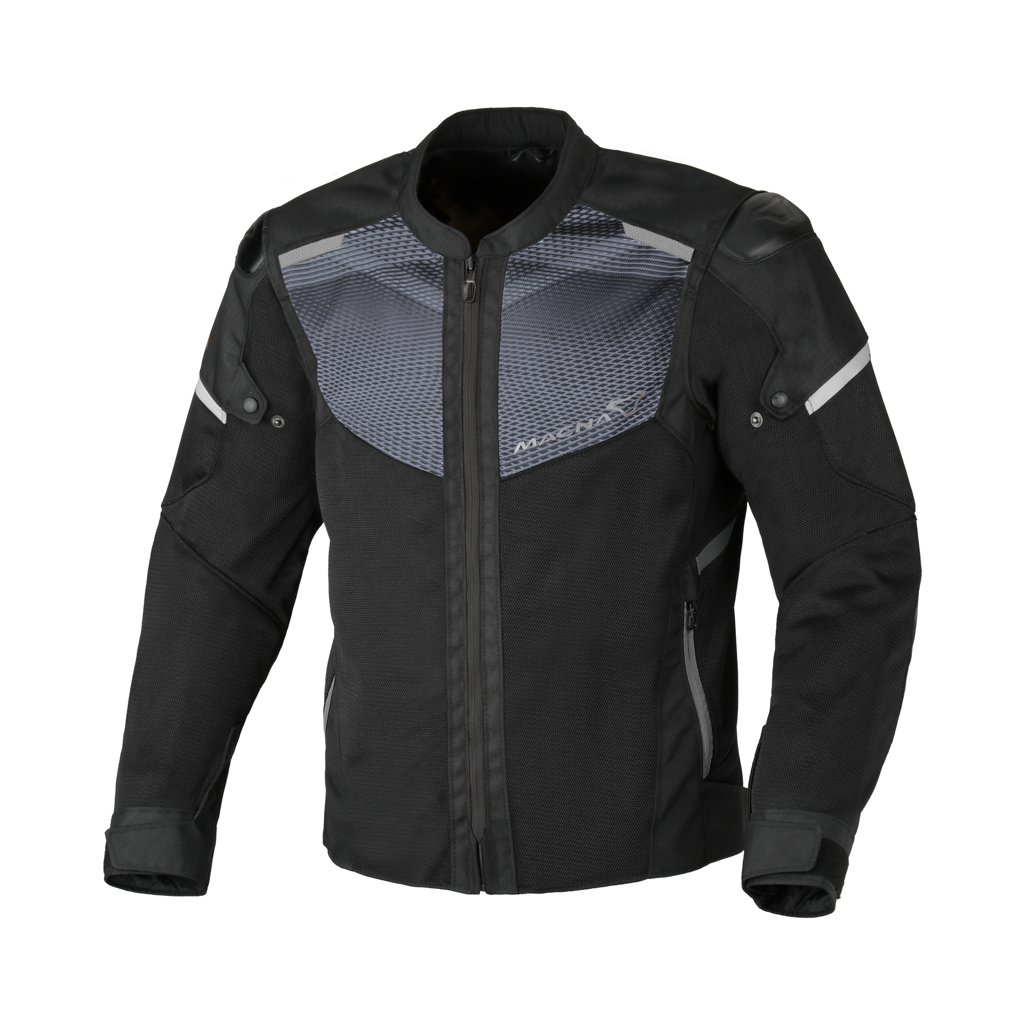 Macna Orcano 2.0 Nero - Giacca Moto Estiva in Rete CE Uomo - vista 1