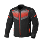 Macna Orcano 2.0 Nero/Rosso - Giacca Moto Estiva in Rete CE Uomo - vista 1