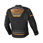 Macna Orcano 2.0 Nero/Arancio - Giacca Moto Estiva in Rete CE Uomo - vista 2