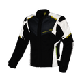 Macna Orcano 2.0 Night Eye Nero/Giallo - Giacca Moto Estiva Riflettente in Rete CE Uomo - vista 1