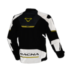 Macna Orcano 2.0 Night Eye Nero/Giallo - Giacca Moto Estiva Riflettente in Rete CE Uomo - vista 2