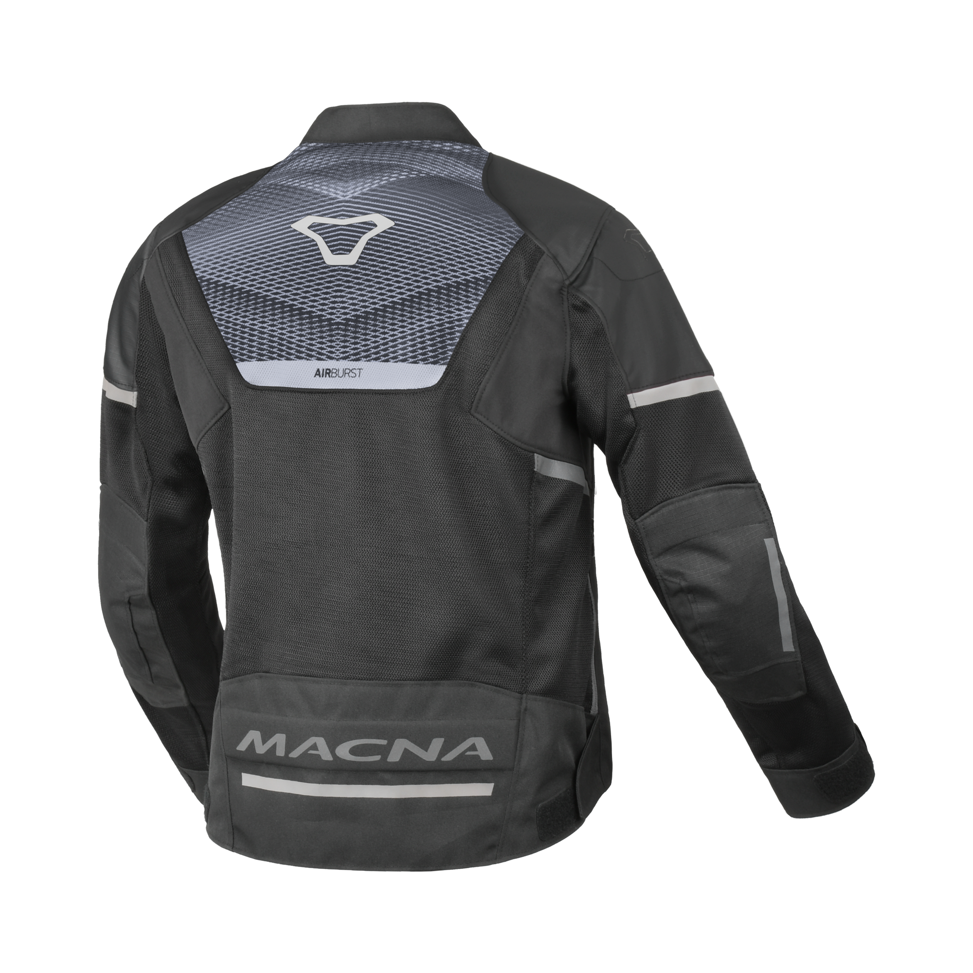 Macna Orcano 2.0 Nero – Giacca Moto Estiva in Rete CE Donna – vista posteriore