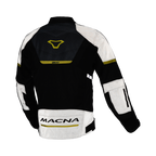 Macna Orcano 2.0 Night Eye Nero/Giallo – Giacca Moto Estiva Riflettente in Rete CE Donna – dettaglio