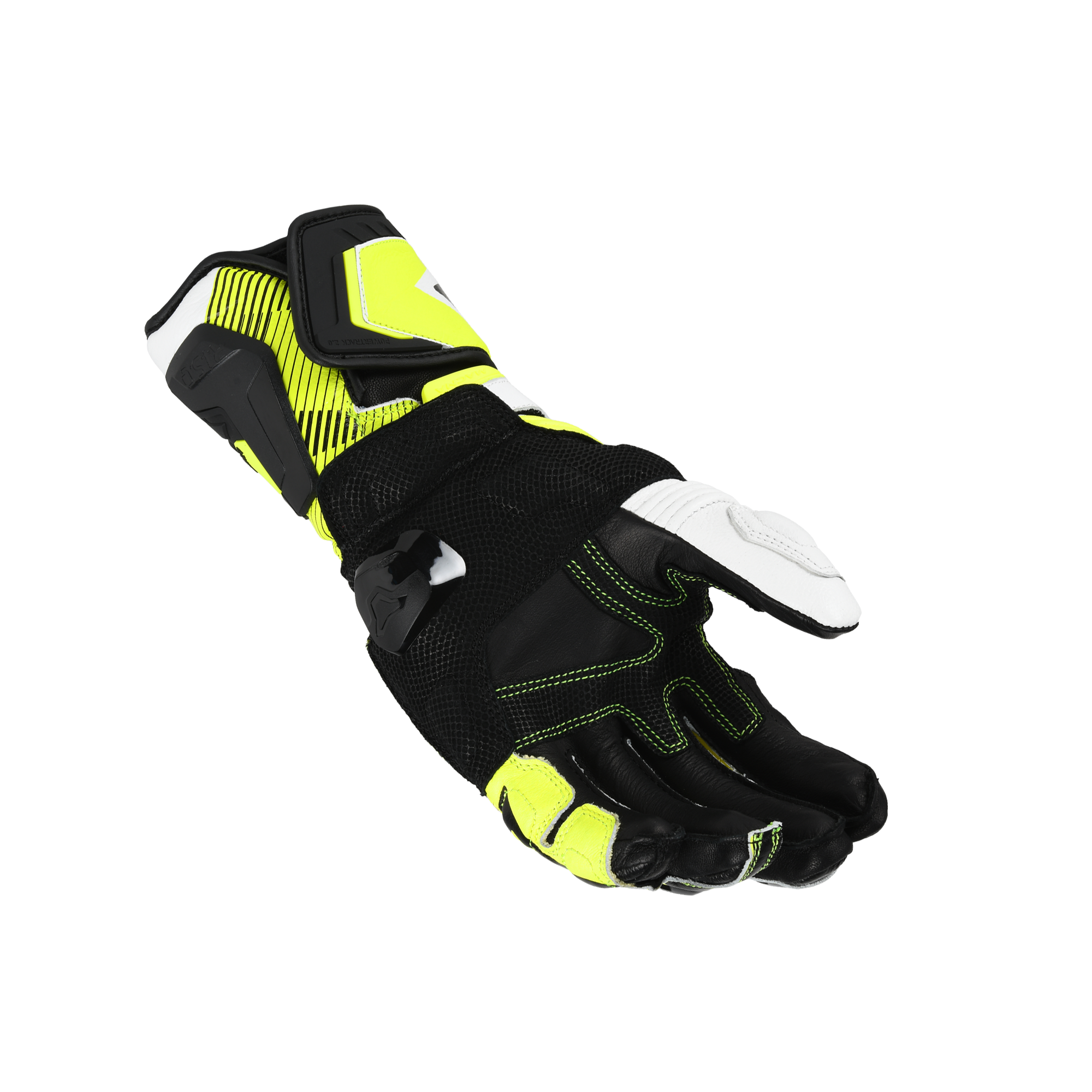 Macna Powertrack 2.0 Nero / Giallo guanti moto