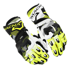 Macna Powertrack 2.0 Nero / Giallo guanti moto