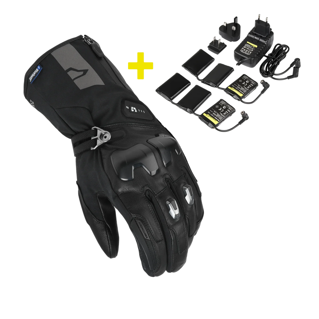 Macna Progress RTX DL 2.0 kit Guanti Moto Riscaldati