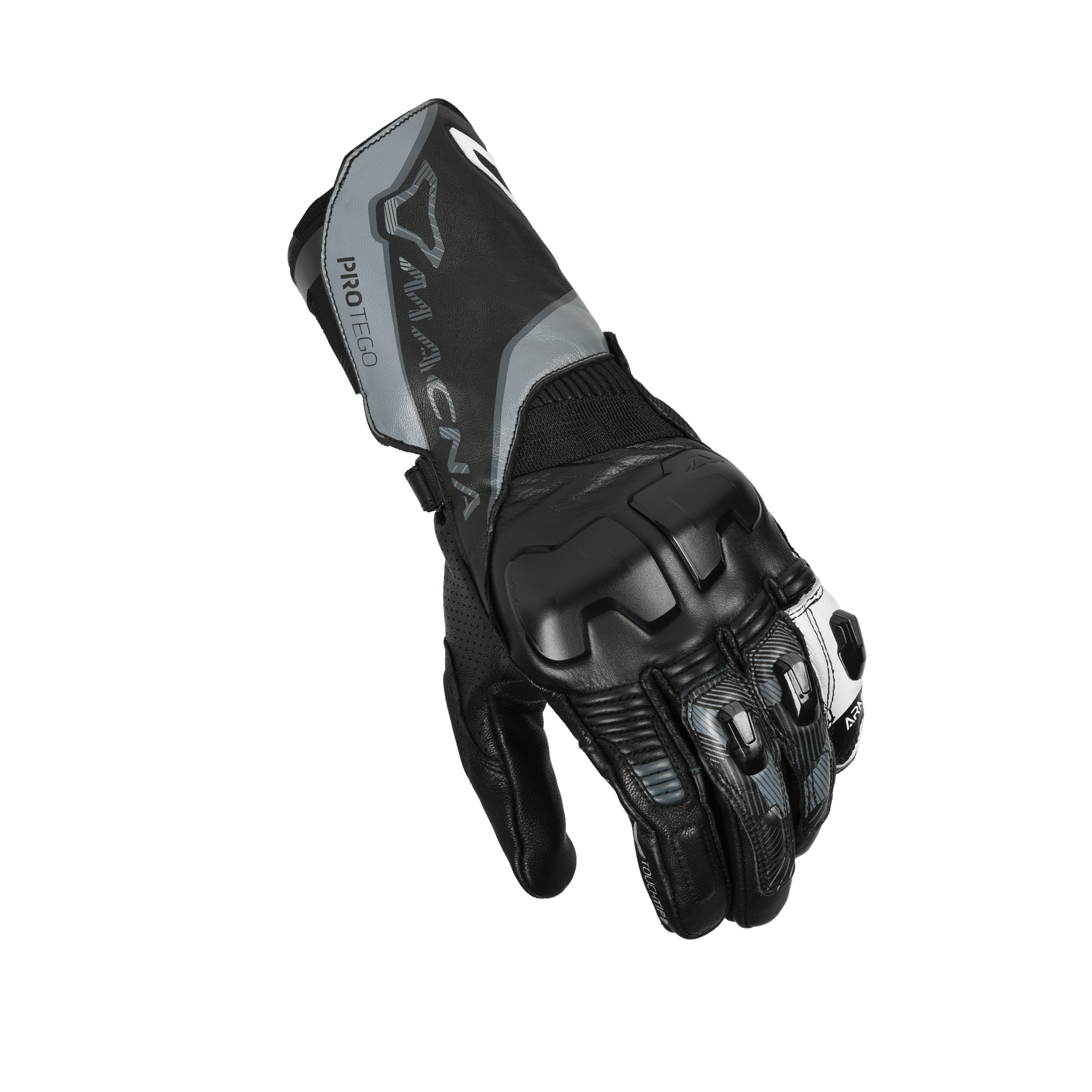 Macna Protego Nero – Guanti Moto Racing CE Uomo – vista 1