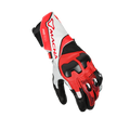 Macna Protego Bianco/Arancio – Guanti Moto Racing CE Uomo – vista 1