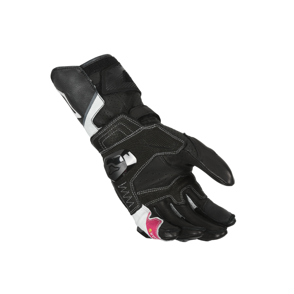 Macna Protego Donna Bianco / Rosa guanti moto