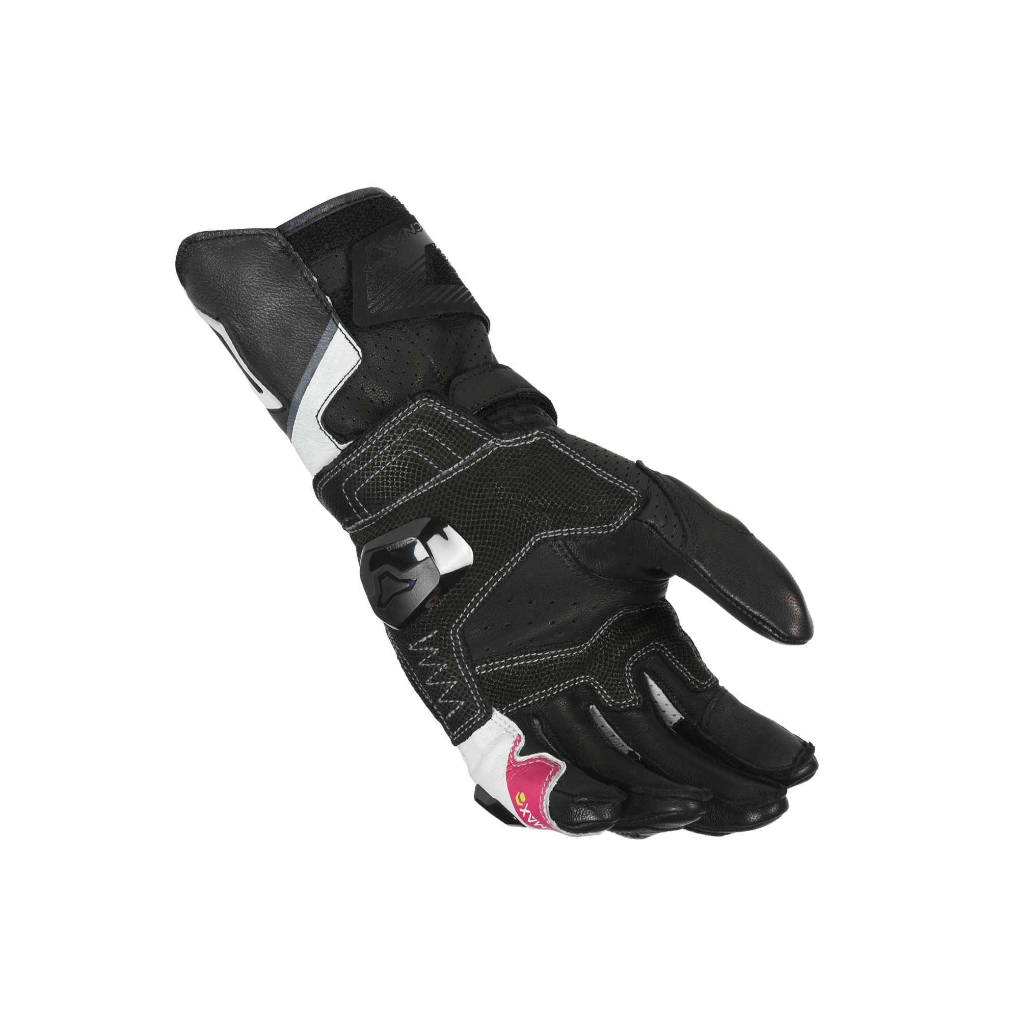 Macna Protego Donna Bianco / Rosa guanti moto