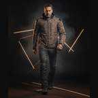 Macna Proxim Night Eye Giacca Moto Impermeabile 3 Strati – Taupe Brown Camo Tg L - Moon Bike - Vista 9