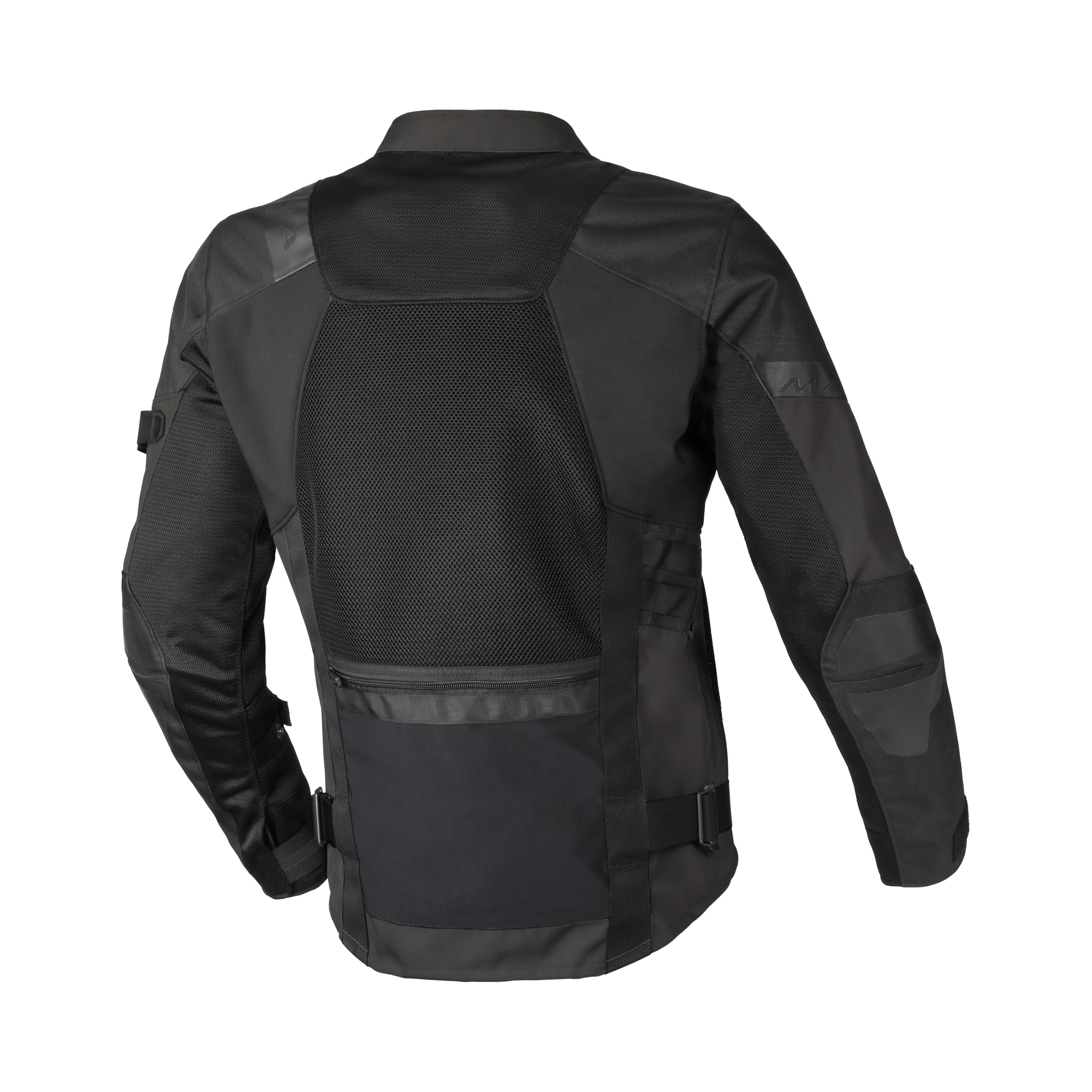 Macna Raddic Nero – Giacca Moto Utility Estiva in Rete CE Uomo – vista posteriore