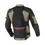 Macna Raddic Nero/Taupe – Giacca Moto Utility Estiva in Rete CE Uomo – vista posteriore