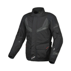Macna Macna Rancher Giacca Moto Nero Grigio – Impermeabile Raintex Touring CE Classe A Nero Abbigliamento per moto - Moon Bike - Vista 1