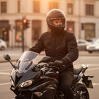 Macna Macna Rancher Giacca Moto Nero Grigio – Impermeabile Raintex Touring CE Classe A Nero Abbigliamento per moto - Moon Bike - Vista 5