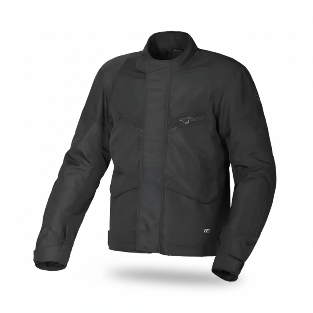 Macna Macna Raptor Giacca Moto Uomo Impermeabile 2 Strati – Nero Tg. M Nero Abbigliamento protettivo da moto - Moon Bike - Vista 1