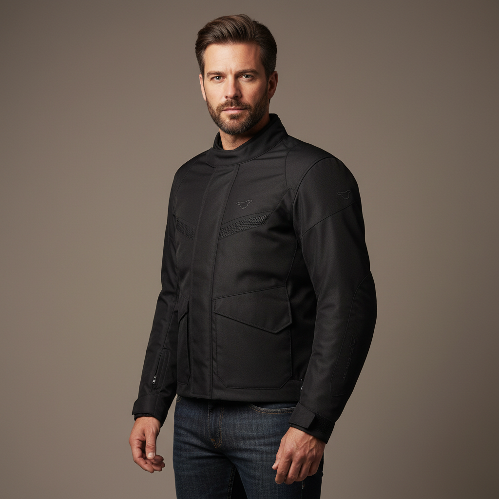 Macna Macna Raptor Giacca Moto Uomo Impermeabile 2 Strati – Nero Tg. M Nero Abbigliamento protettivo da moto - Moon Bike - Vista 3