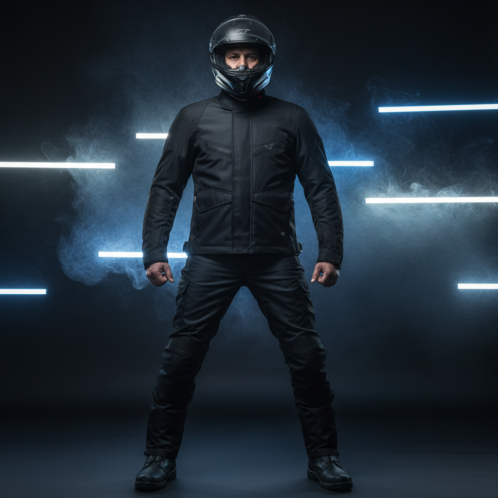 Macna Macna Raptor Giacca Moto Uomo Impermeabile 2 Strati – Nero Tg. M Nero Abbigliamento protettivo da moto - Moon Bike - Vista 4