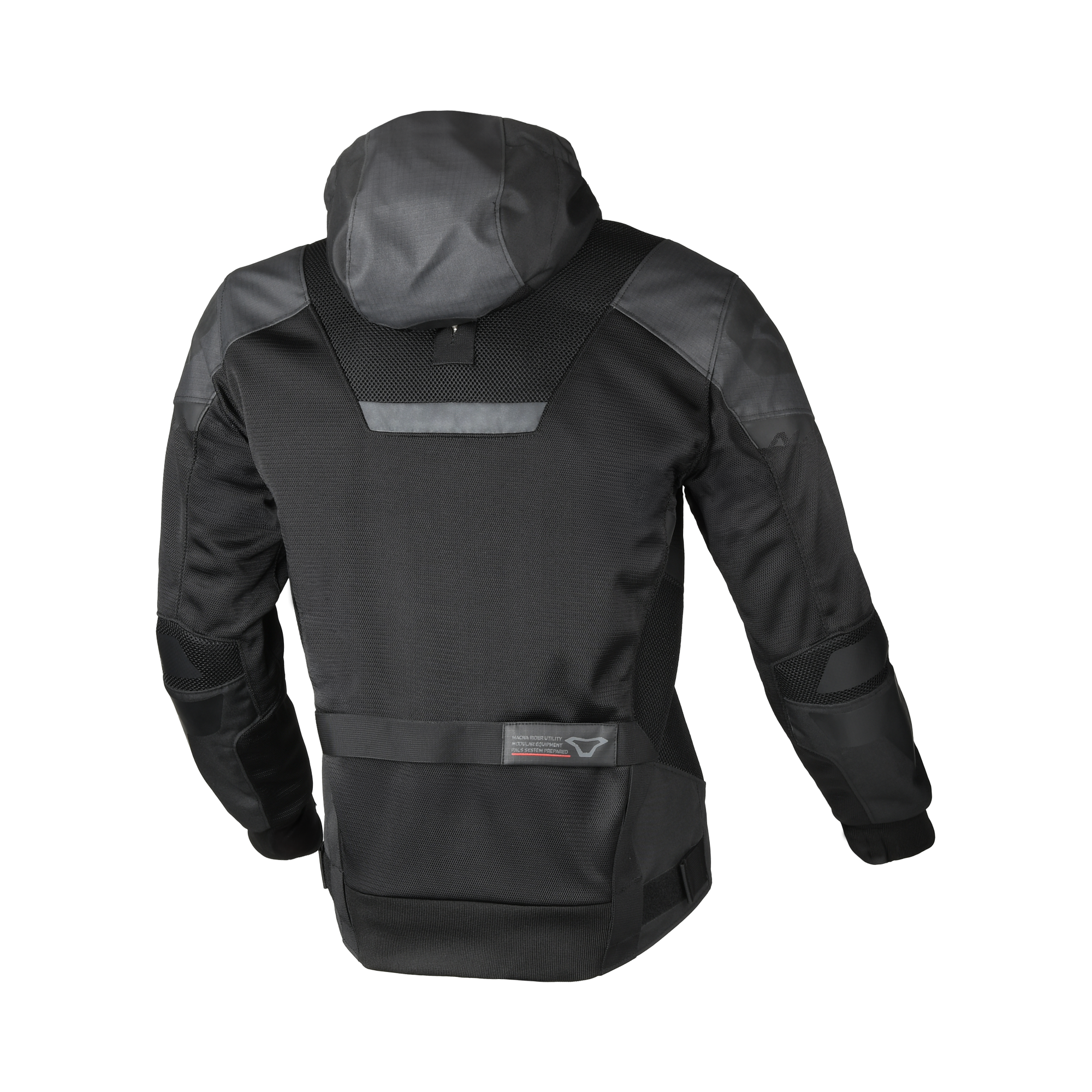 Macna Rebelite Nero - Giacca Moto Estiva Ventilata Anorak CE Classe A Uomo - vista 2