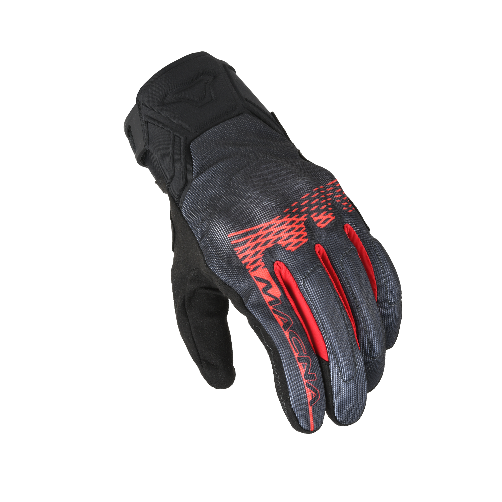 Macna Recon 2.0 Nero / Rosso guanti moto