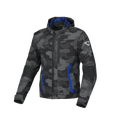 Macna Riggor Nero/Blu giacca moto vista 1