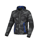 Macna Riggor Nero/Blu giacca moto vista 1