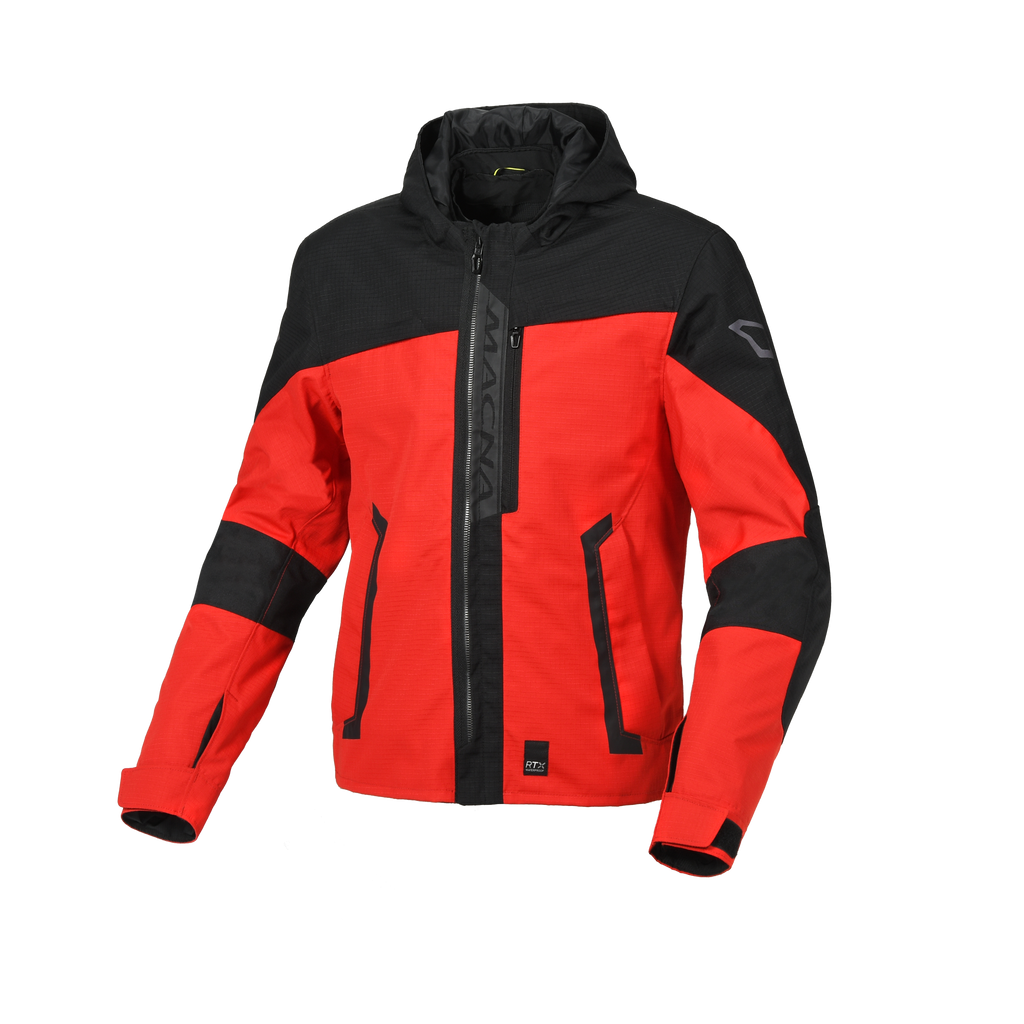 Macna Riggor Rosso/Nero giacca moto vista 1
