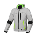 Macna Riggor Grigio/Giallo giacca moto vista 1